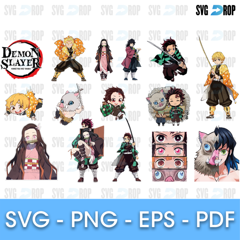 Demon Slayer Bundle SVG