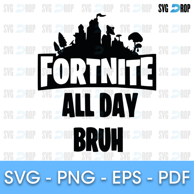 Fortnite All Day SVG