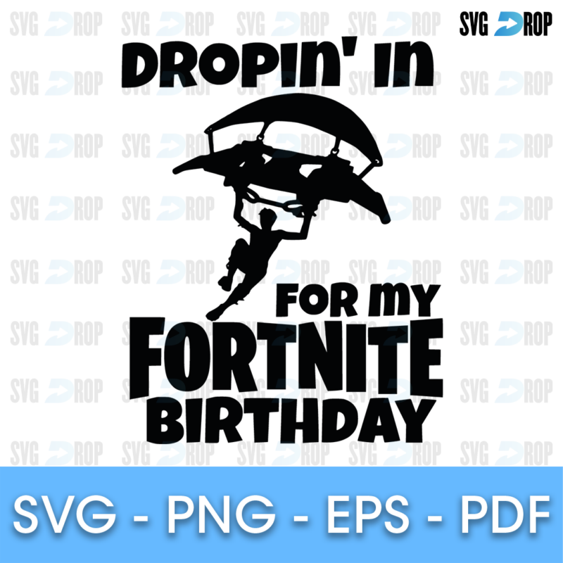 Fortnite Birthday SVG