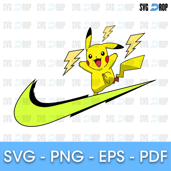 Pokemon Nike Logo SVG SVG DROP