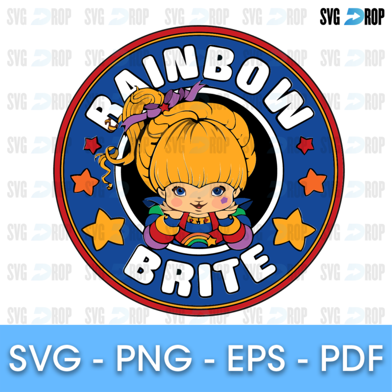 Rainbow Brite Logo SVG