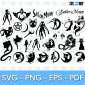 Sailor Moon Silhouette SVG