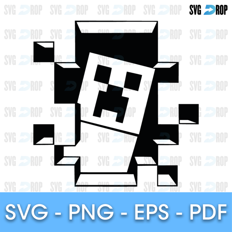 Minecraft Numbers SVG