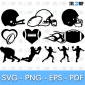 American Football SVG