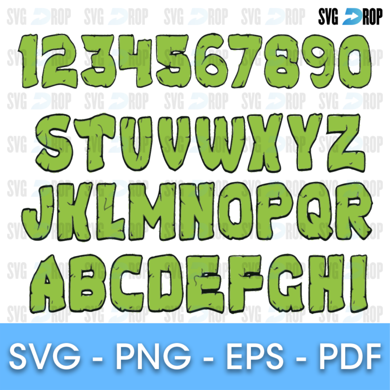 Ninja Turtles Font SVG