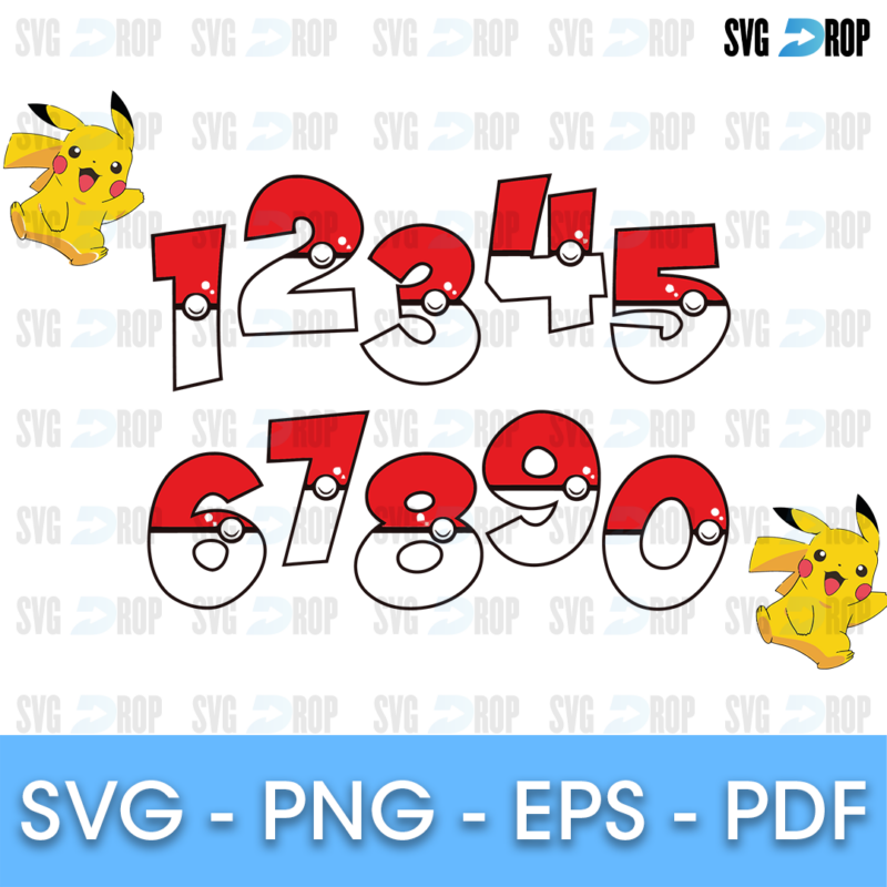 Pokemon Number SVG