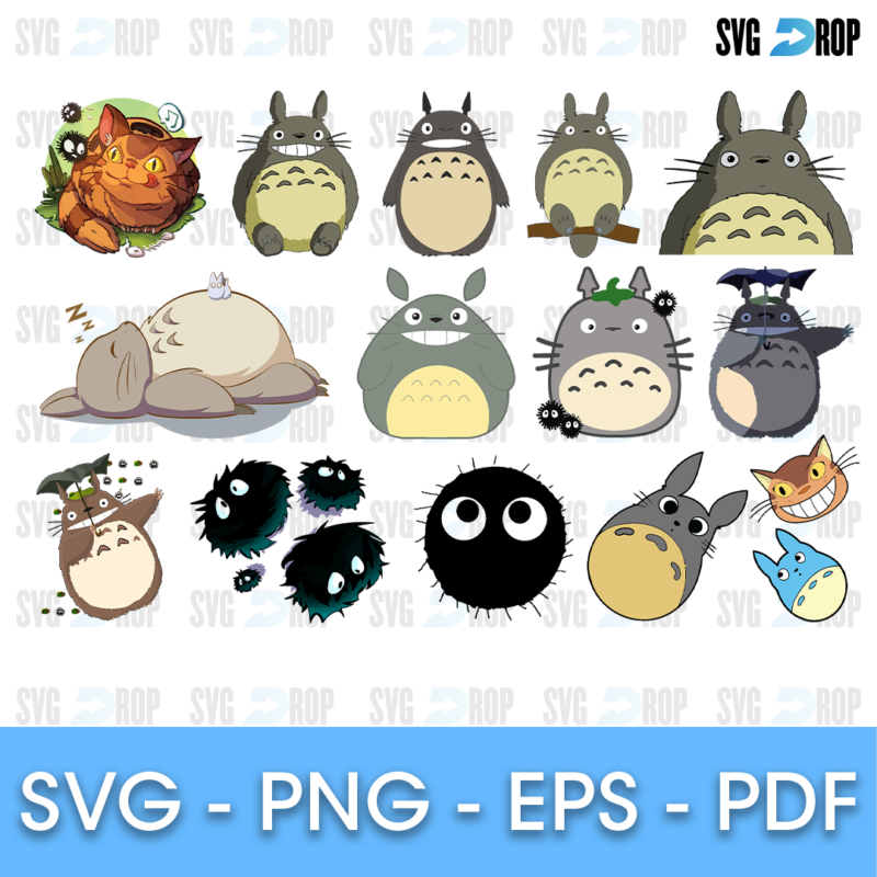 Totoro Bundle SVG
