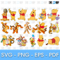 Winnie The Pooh Bundle SVG