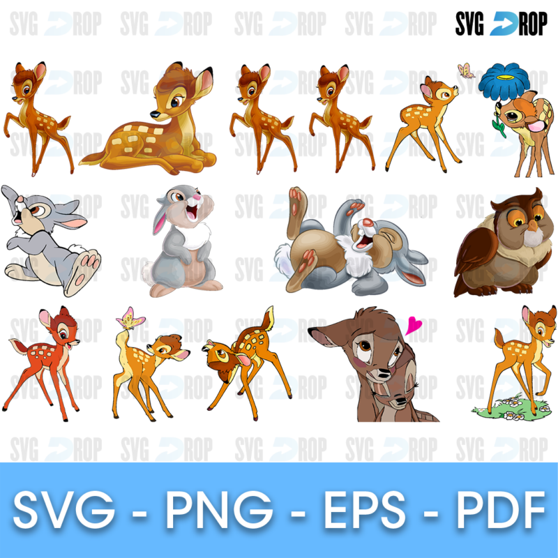 Bambi Bundle SVG