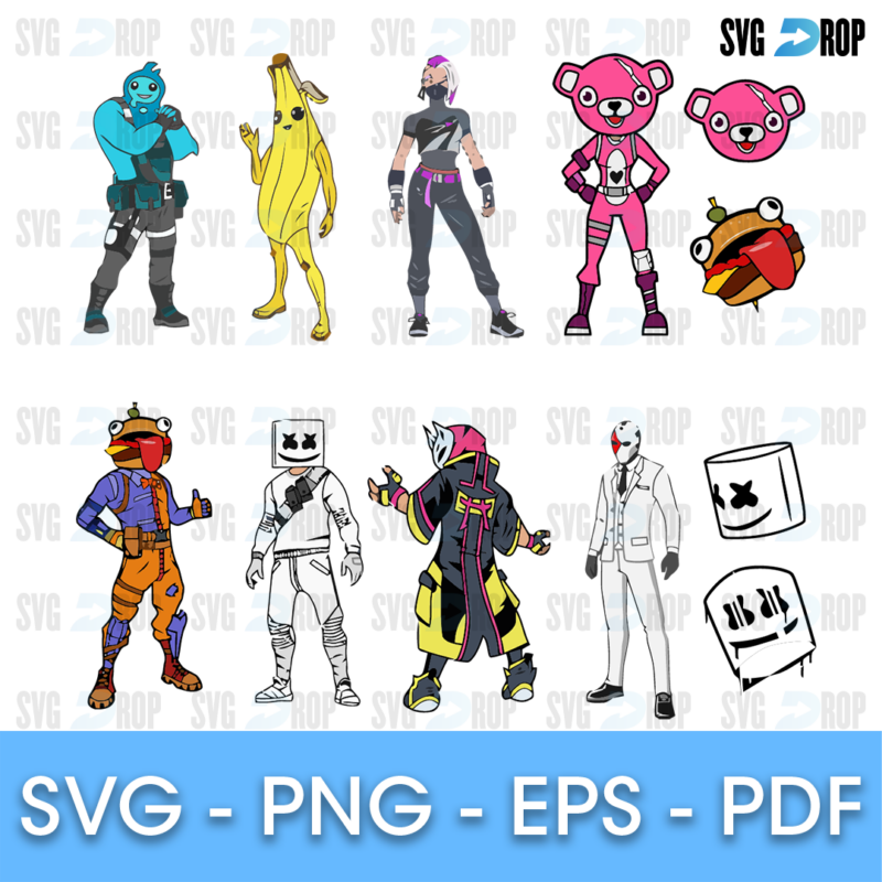 Fortnite Bundle SVG