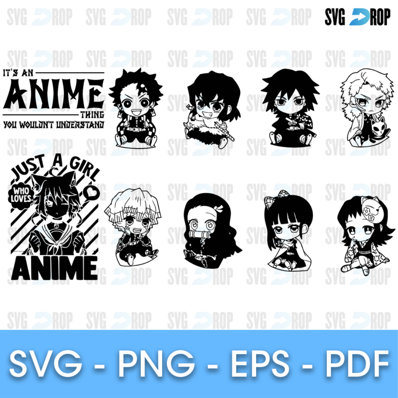 Demon Slayer Bundle SVG