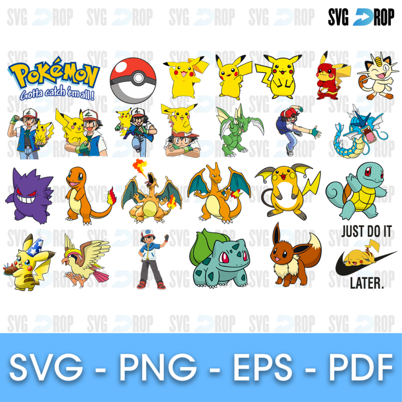 Pokemon Bundle SVG