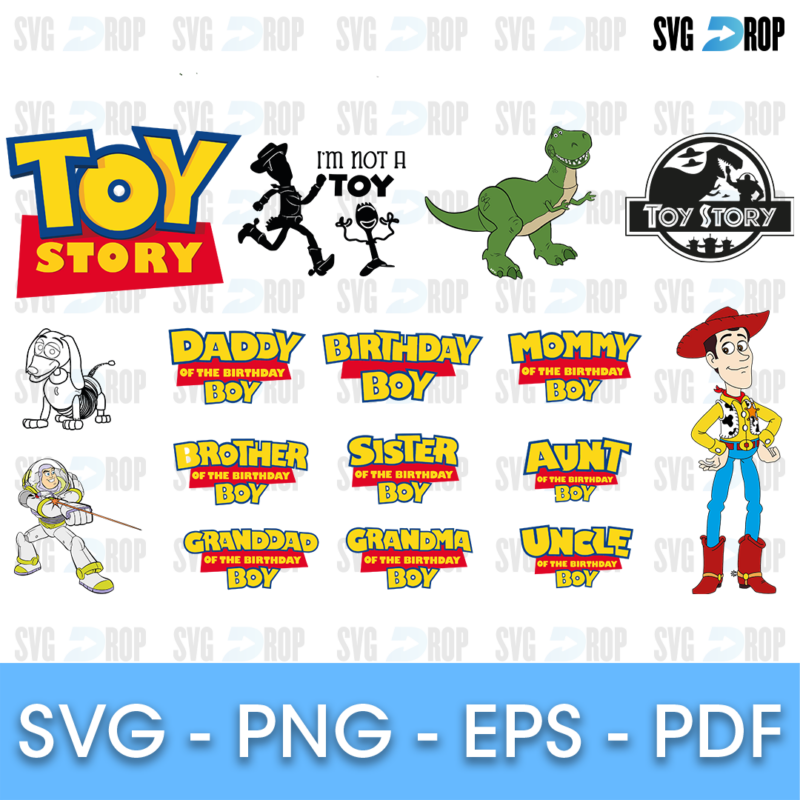 Toy Story Bundle SVG