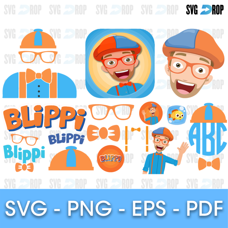 Blippi Bundle SVG