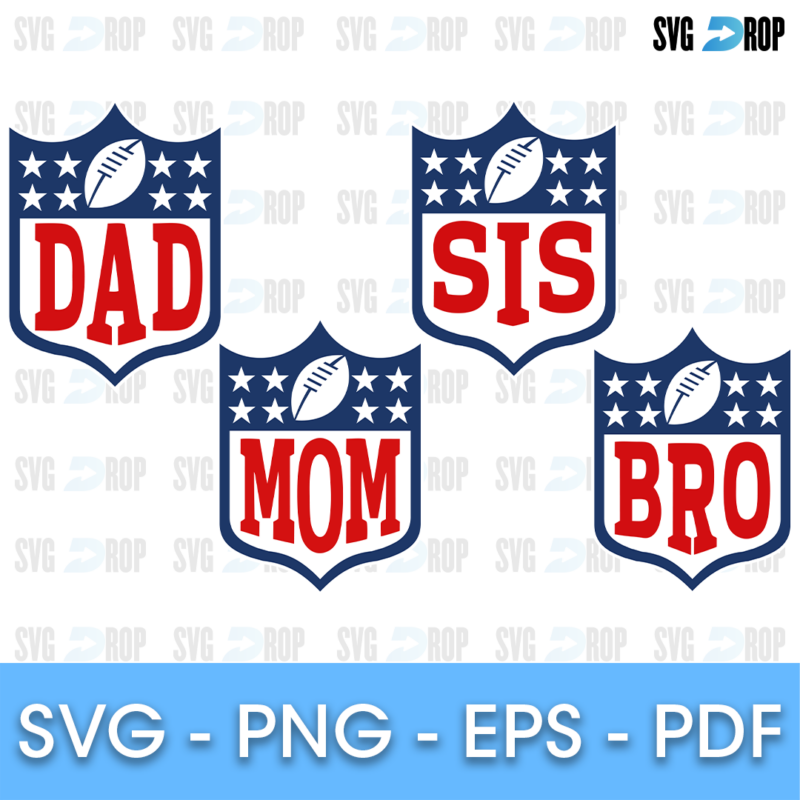 NFL Family Bundle SVG