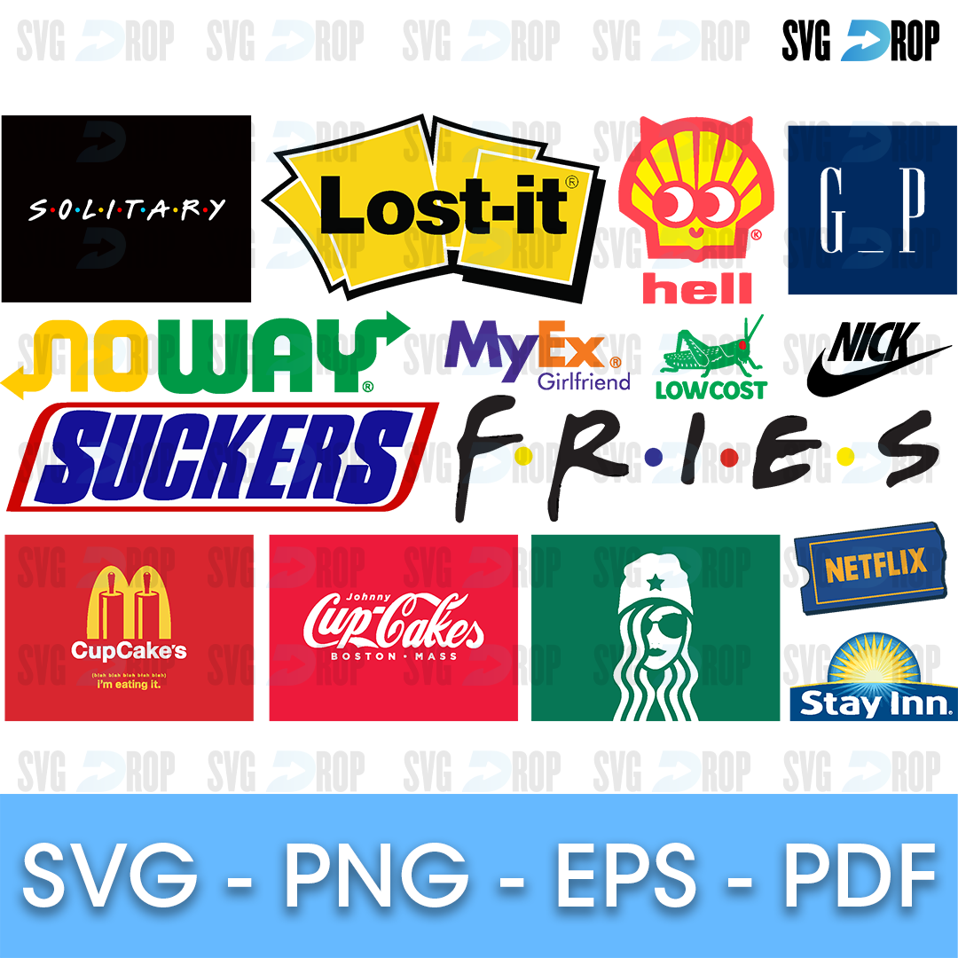 Mega Brand Logo Bundle, Sport Logo Svg, nike, Logo Svg Bundle