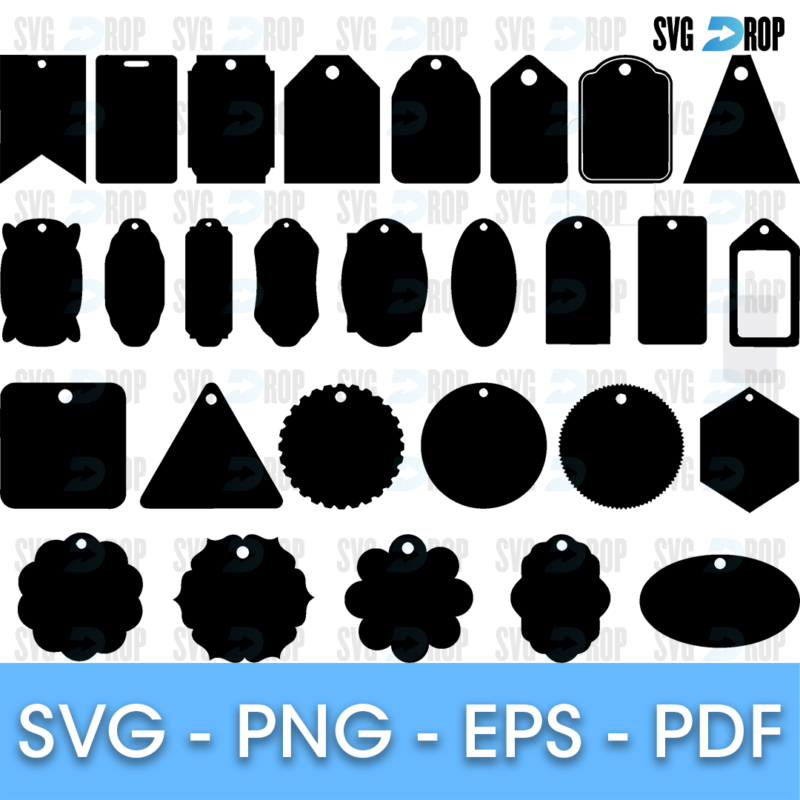 Gift Tag Bundle SVG