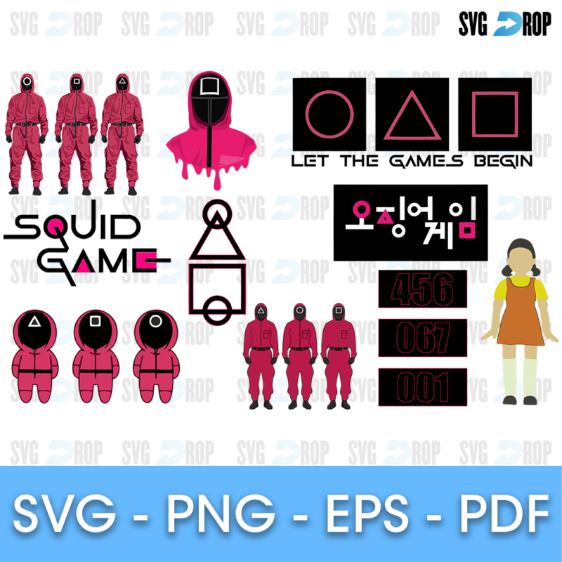 Squid Game Bundle SVG