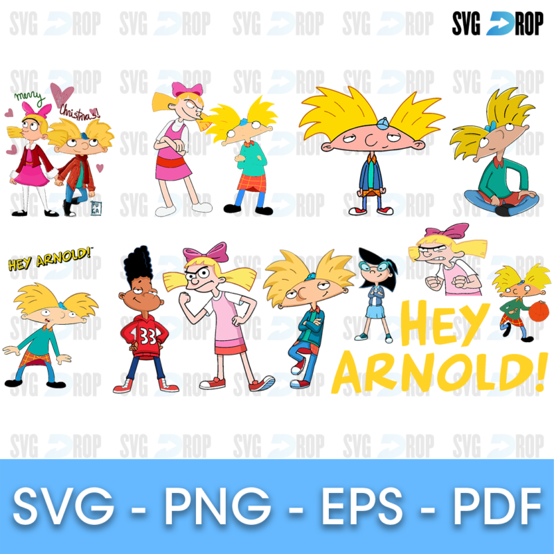 Hey Arnold Bundle SVG