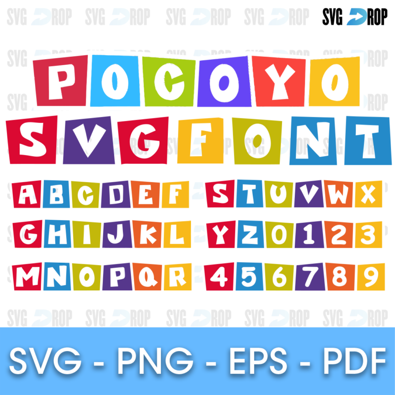 Pocoyo Font SVG