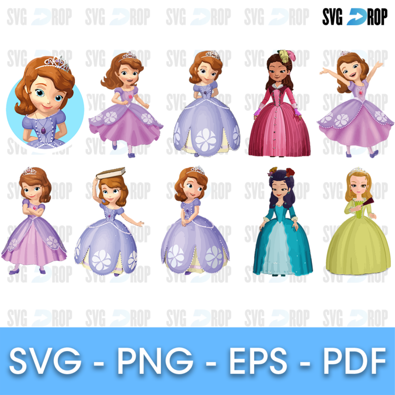 Sofia the First Bundle SVG