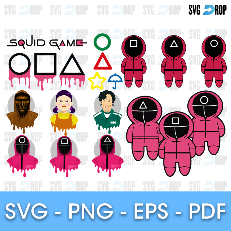 Squid Game Bundle SVG