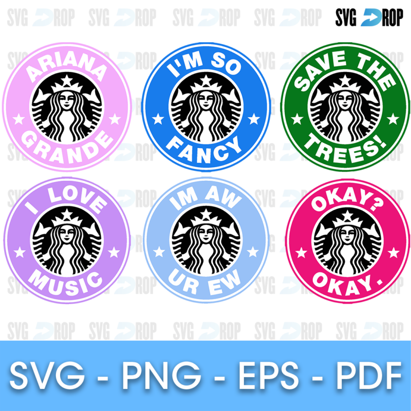 Starbucks Logo Bundle SVG