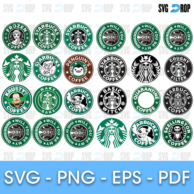 Starbucks Logo Bundle SVG