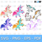 Unicorn Bundle SVG