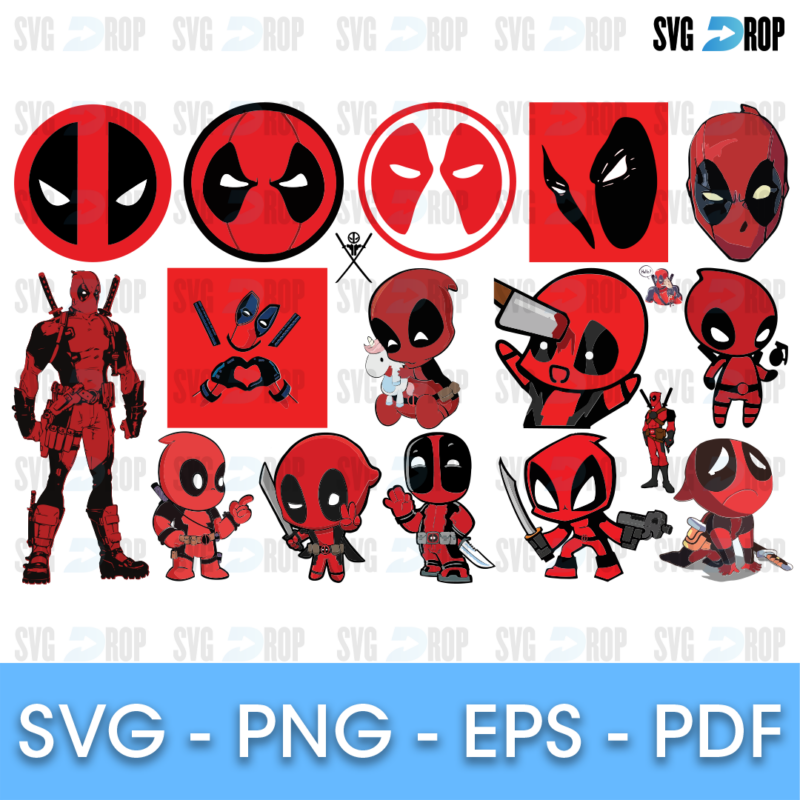 Deadpool Bundle SVG