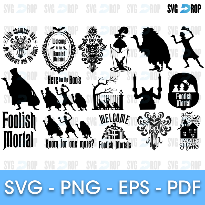 Haunted Mansion Bundle SVG