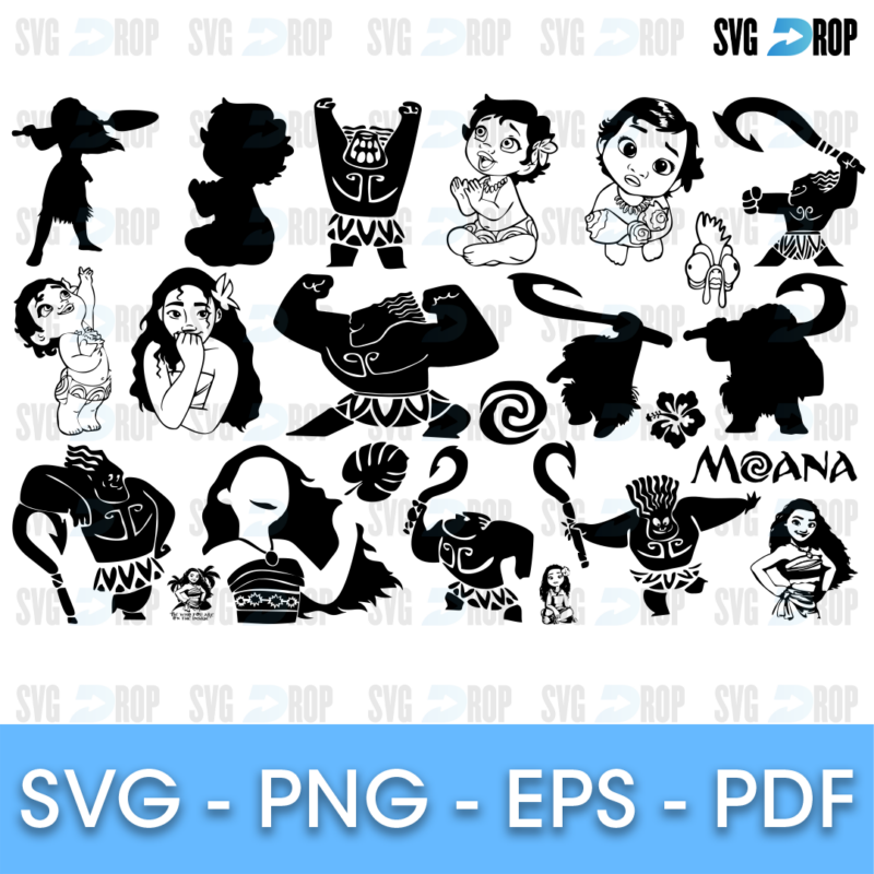 Moana Bundle SVG