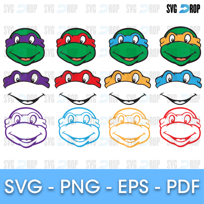 Ninja Turtles Bundle SVG