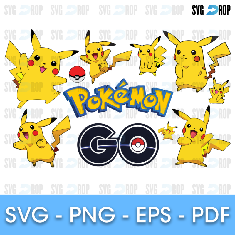 Pikachu Bundle SVG