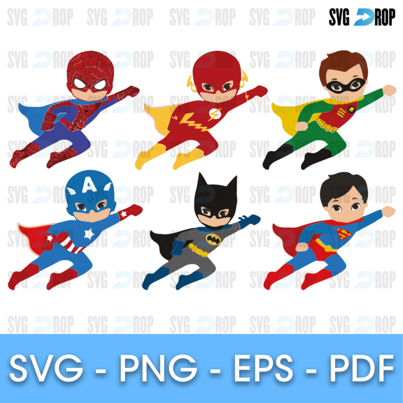 Superhero Bundle SVG