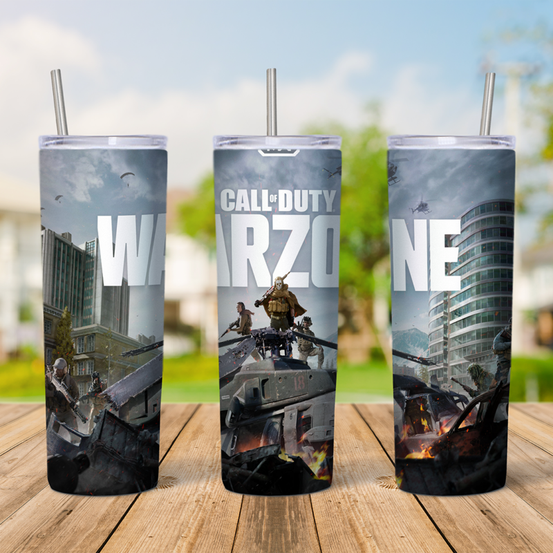20 Oz Call of Duty Tumbler Cup Design