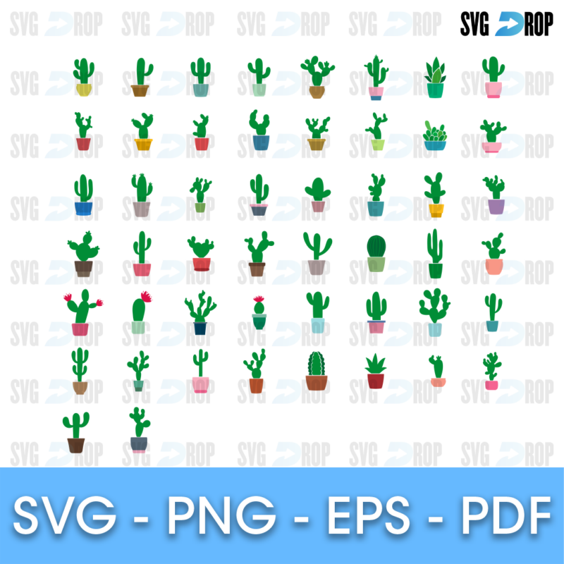 Cactus SVG bundle