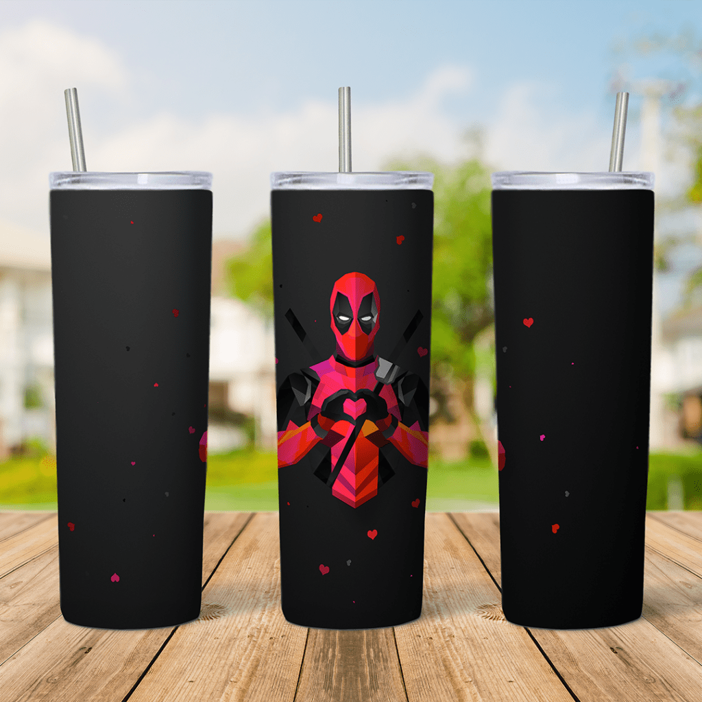 20 Oz Deadpool Tumbler Cup Design | SVG DROP