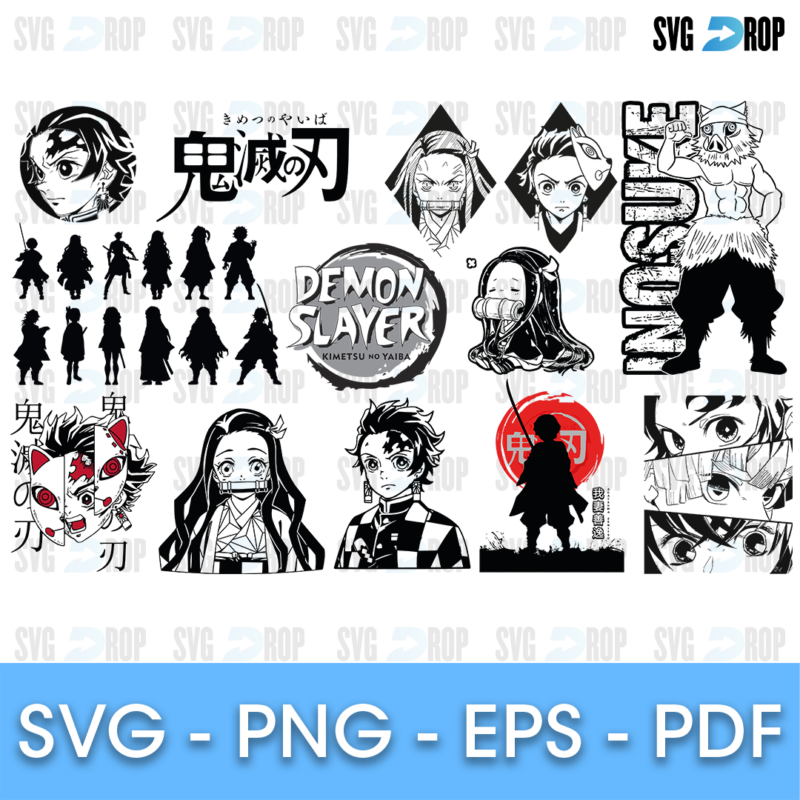 Demon Slayer Bundle SVG