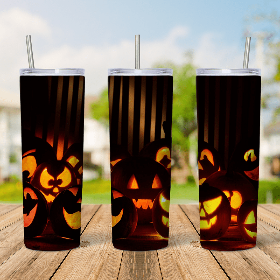 20 Oz Halloween Tumbler Cup Design