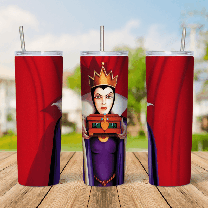 20 Oz Evil Queen Tumbler Cup Design