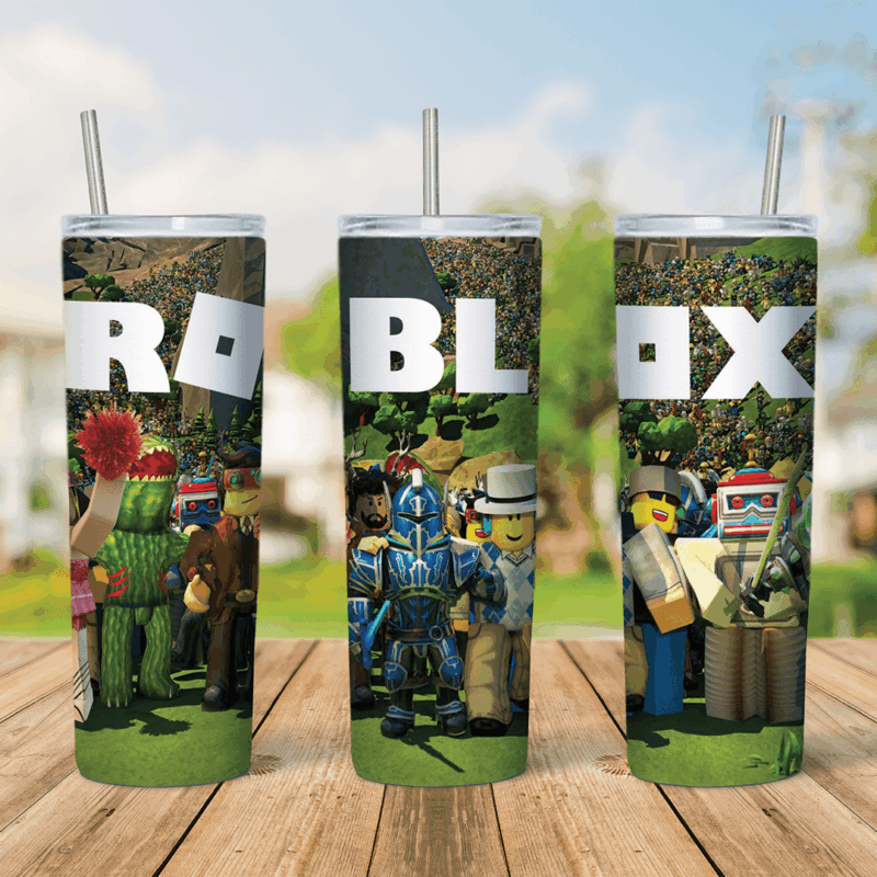 20 Oz Roblox Tumbler Cup Design