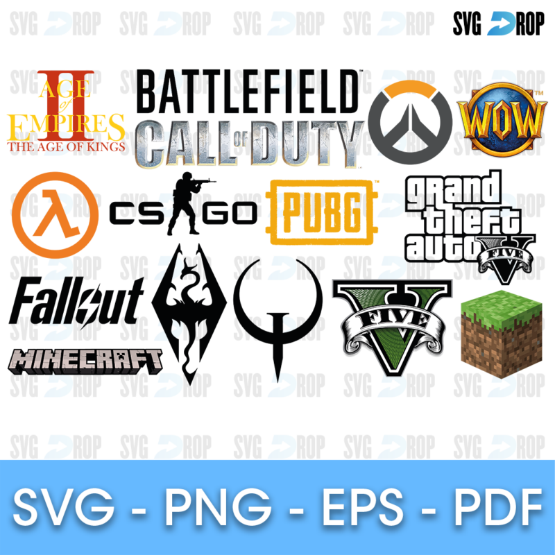 Game Logo Bundle SVG