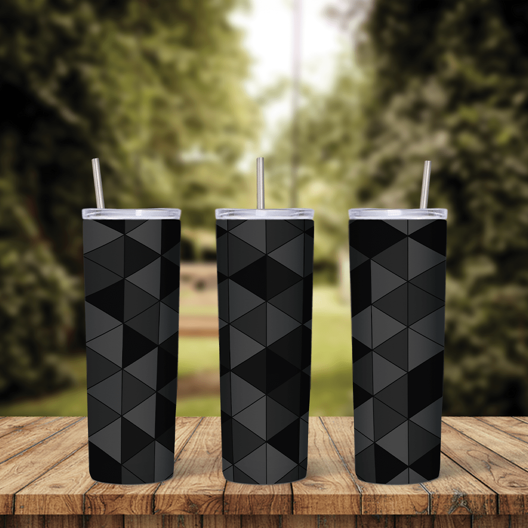 20 Oz Black Tumbler Cup Design