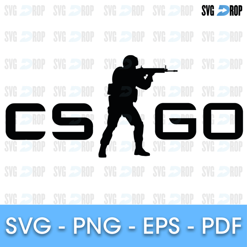 Counter Strike GO Logo SVG | SVG DROP