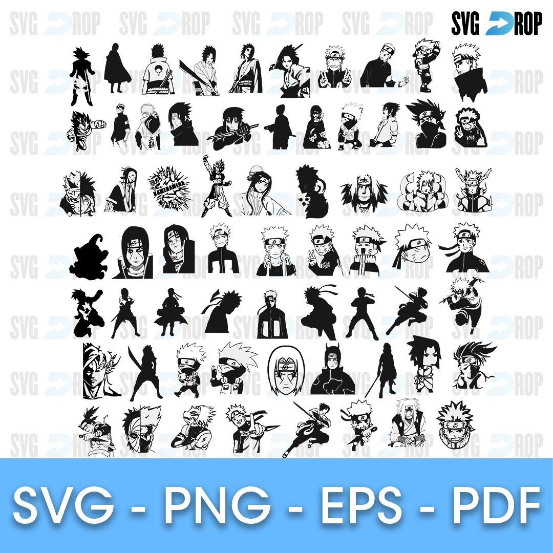 Anime Birthday Anime Cutfile Anime Clipart Anime Vector Anime SVG Anime ...
