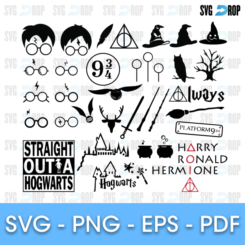 Harry Potter Bundle SVG