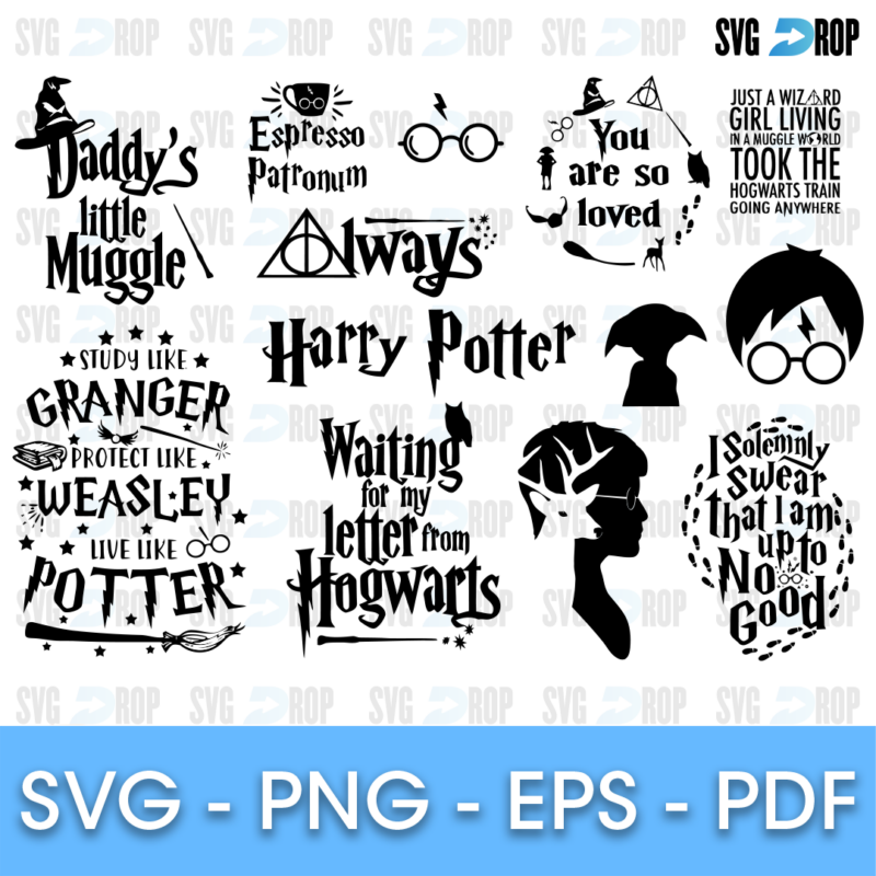 Harry Potter Bundle SVG