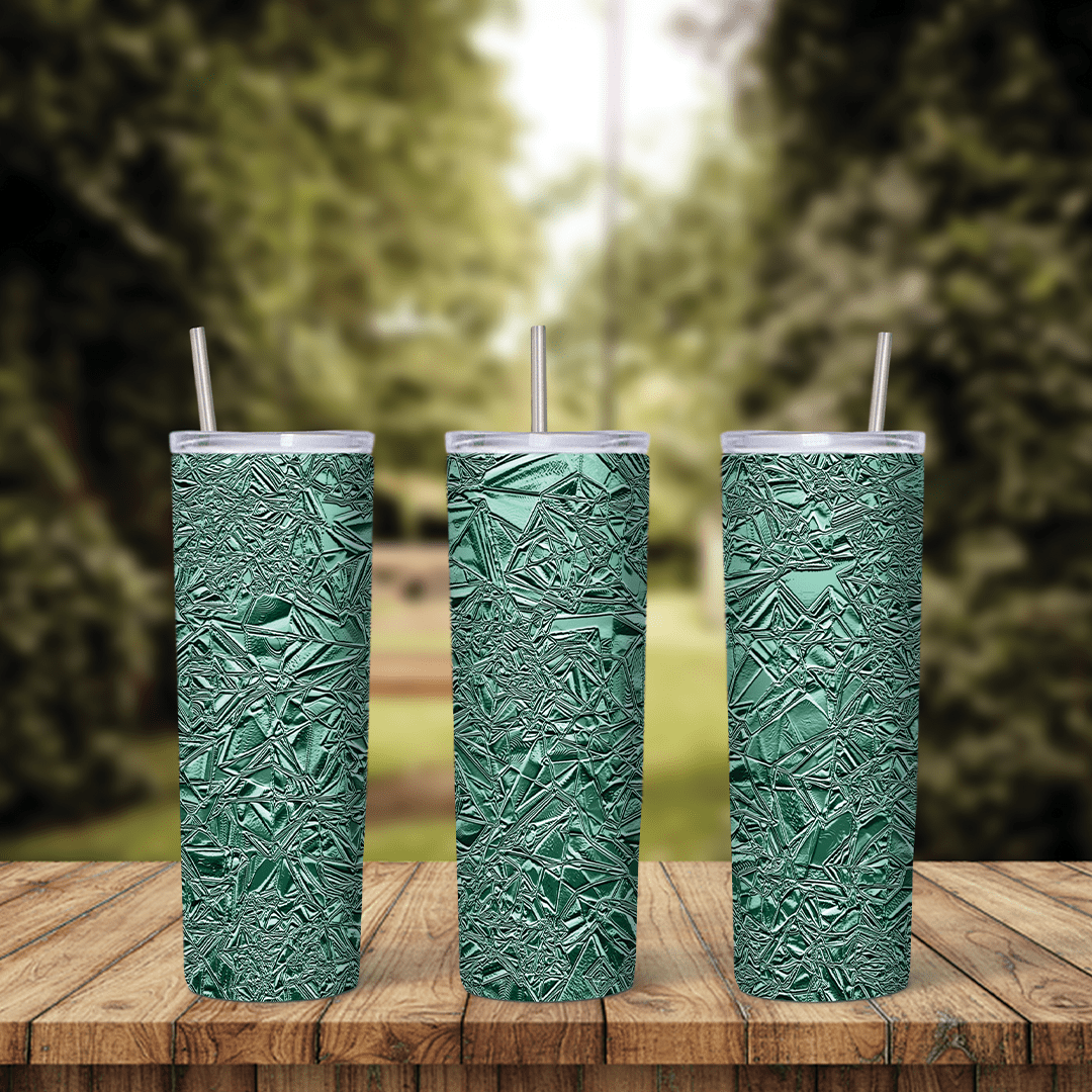 20 Oz Snowflakes Tumbler Cup Design