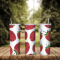 20 Oz Strawberry Tumbler Cup Design